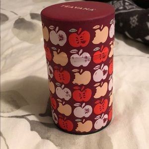 Teavana apple tea tin new
